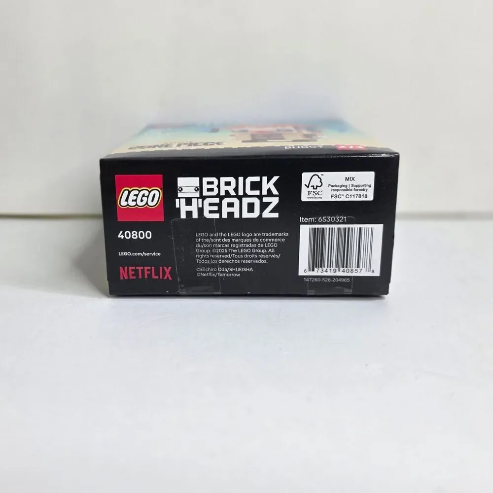 LEGO Brickheadz ONE PIECE Buggy The Clown 40800- 176 pcs - NEW